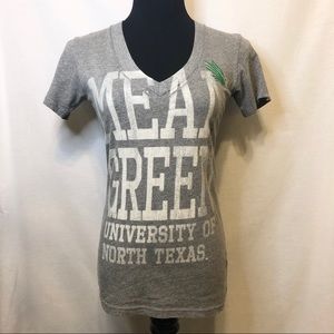 Gray University of North Texas Women's Short Sleeve Tee